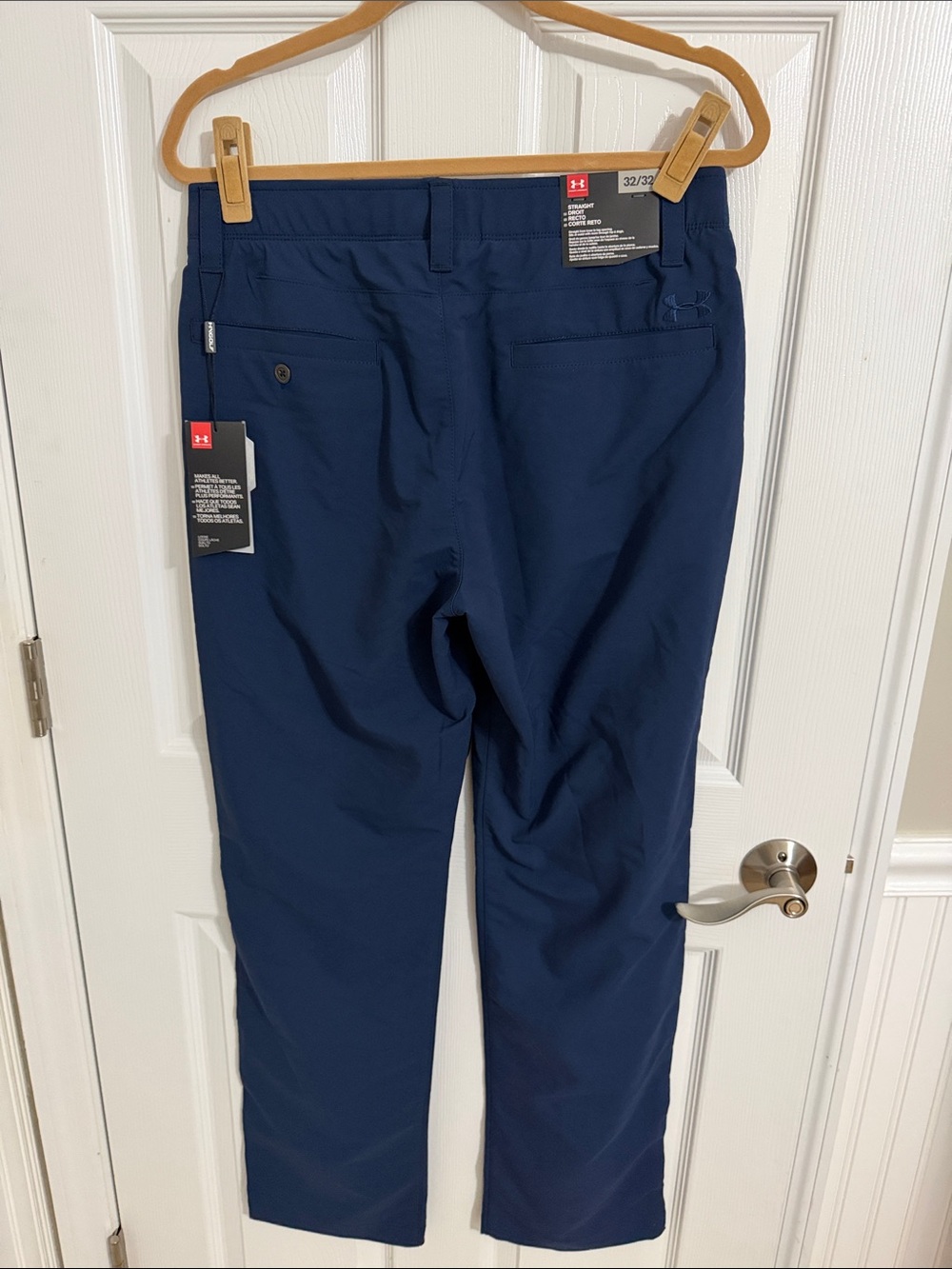 Under Armour Men's Navy Blue Chino-Style Performance Pants